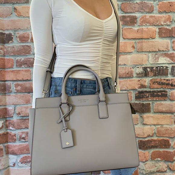 Kate spade Cameron large satchel soft taupe Gray - Picture 7 of 8